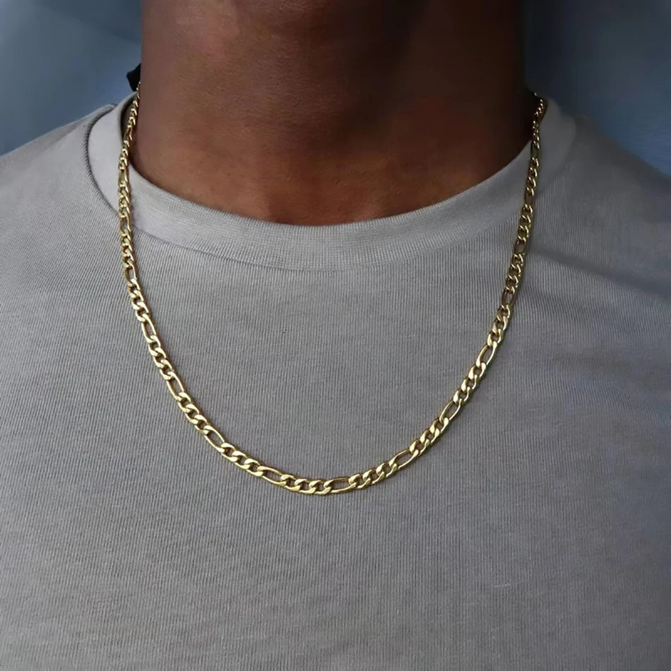 Figaro Chain Halsband — 18K Guld ✦ Klassikern Som Aldrig Dör