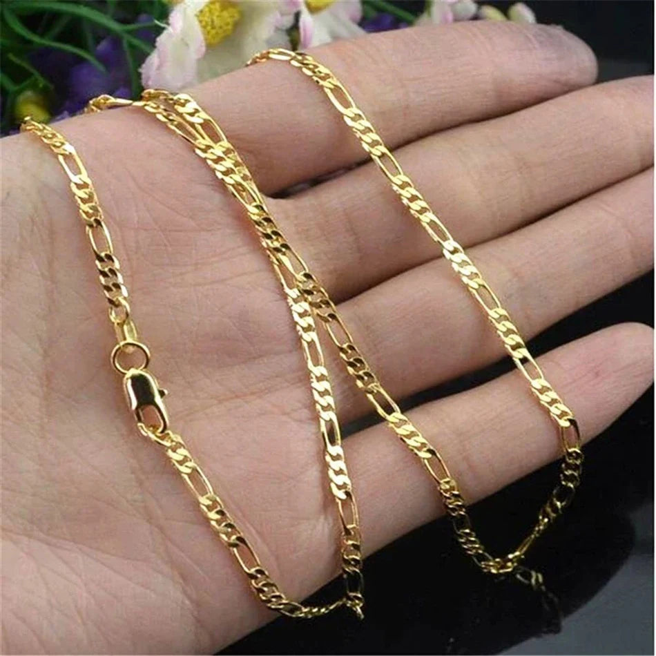 Figaro Chain Halsband — 18K Guld ✦ Klassikern Som Aldrig Dör